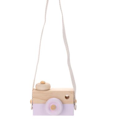 Wooden Camera Toys For Baby Kids Room Decor