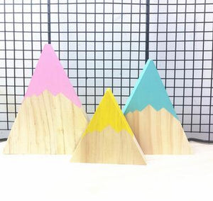 Wood Mountain Decorative Handmade Kids Room Decoration