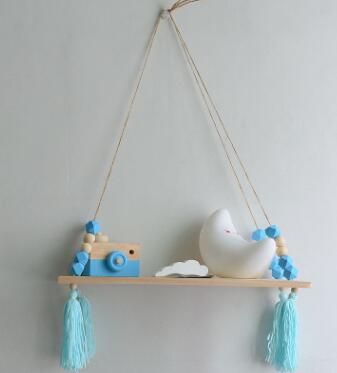 Kids Bedroom Decor Natural Wooden Wall Hanging