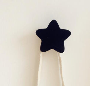 Kids Room Decoration Wall Hook Wooden Star Rack Hanger