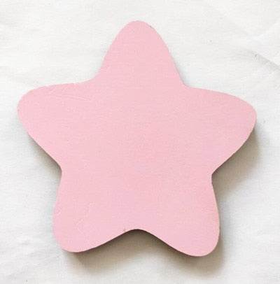 Kids Room Decoration Wall Hook Wooden Star Rack Hanger