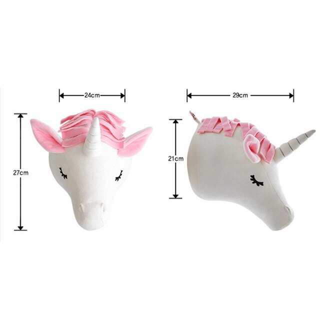 3D Animal Head Plush